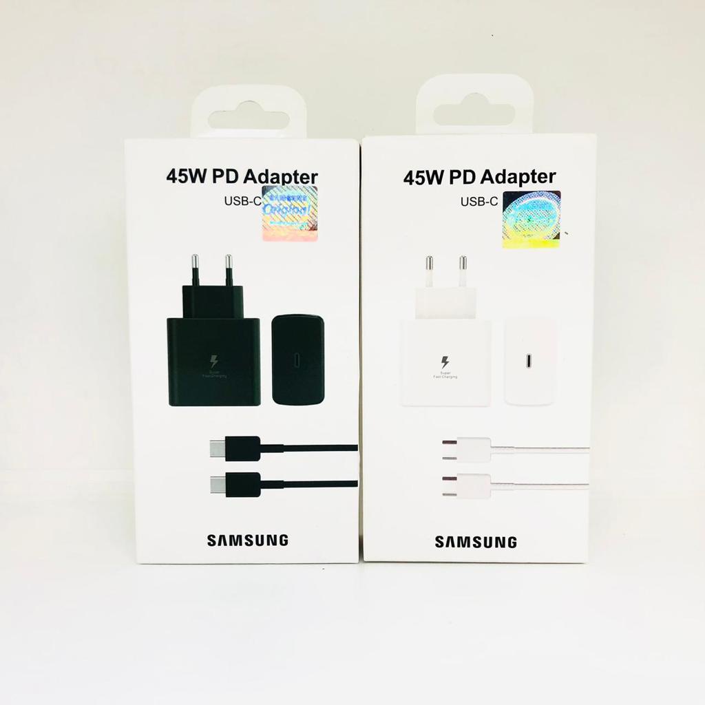 MINIGO Charger samsung note20 ultra 45w full real ic original kabel pd c to c 100cm fast charginG