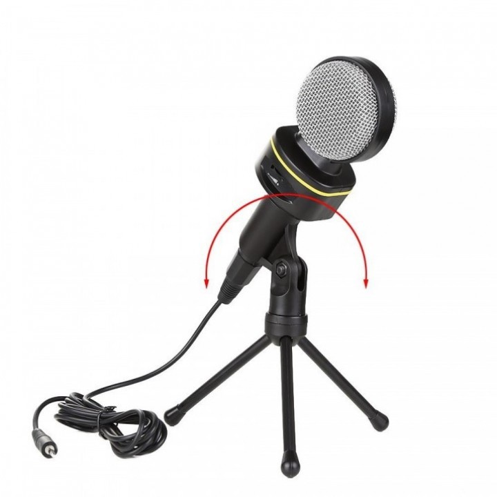 SF-930 Multimedia Studio Wired Condenser Microphone with Tripod Stand