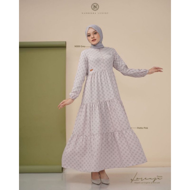 Nadheera luxury/ lorenza dress/ gamis nadheera
