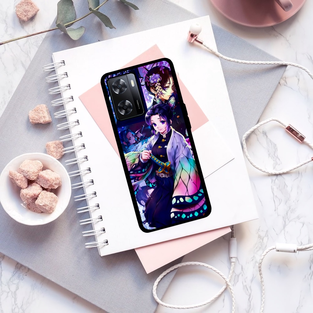 [OP140] Custom Case Glossy ALL TYPE OPPO A57 2022 ANIME KOCHO SHINOBU