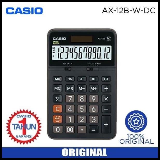 

Kalkulator Casio Ax-12B Original Calculator 12 Digit Dagang Ax 12B