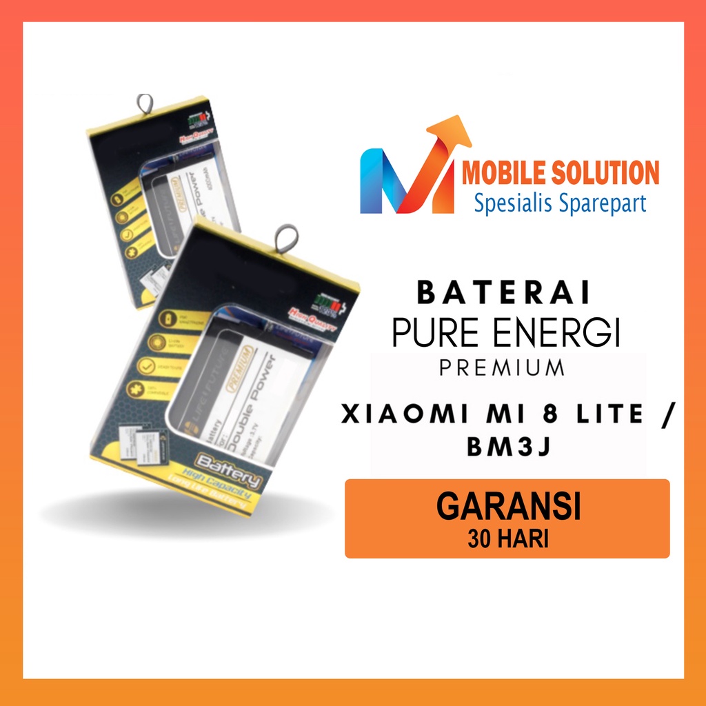 Grosir Baterai Xiaomi Mi 8 Lite / Baterai Xiaomi BM3J Premium Garansi 1 Bulan + Packing