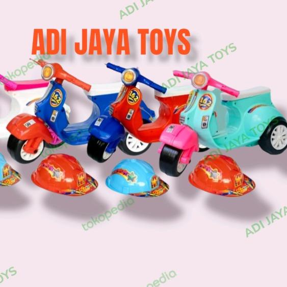 MAINAN VESPA MINI ANAK / MOBIL DORONG ANAK / SEPEDA ANAK / VESPA ANAK
