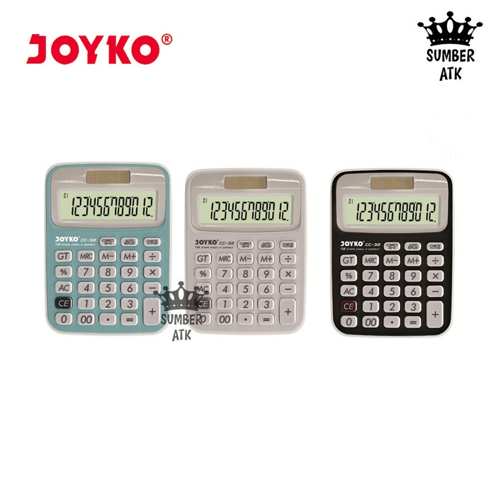 

Calculate Kalkulator Joyko Cc-32 / 12 Digits / Check Correct / Calculator