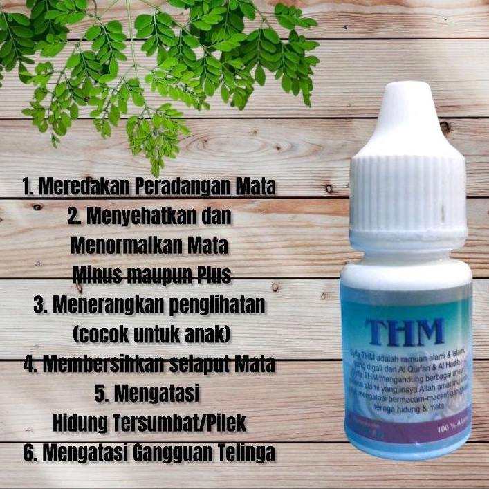 THM Tetes mata herbal thm- 12 ml original tetes hidung - telinga