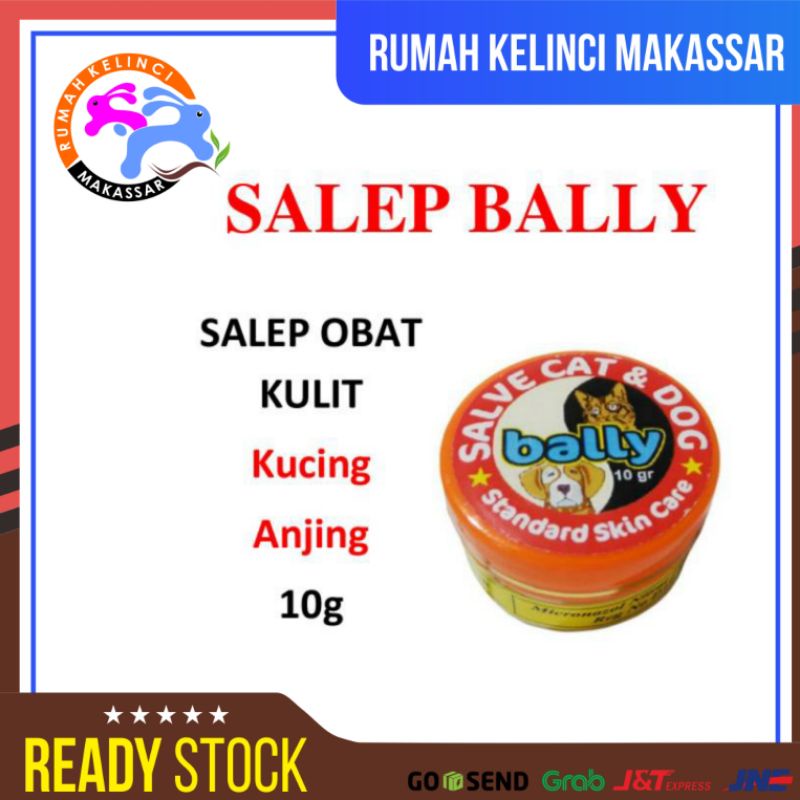 SALEP BALLY obat jamur dan luka kucing anjing 10gr