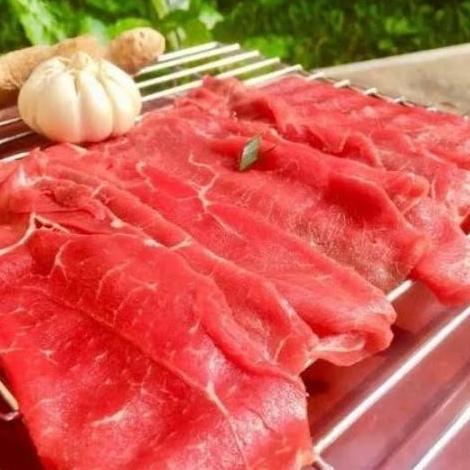 

Baru! Sukiyaki / Yakiniku / Shabu" Non Fat - Daging Sapi Slice Tipis Aice.Kila