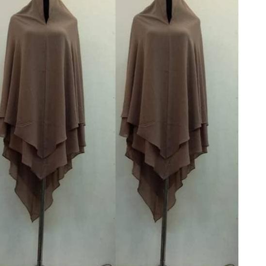 PREMIUM Hijab Ceruti Jumbo Khimar Syari Narnia ORI JNS