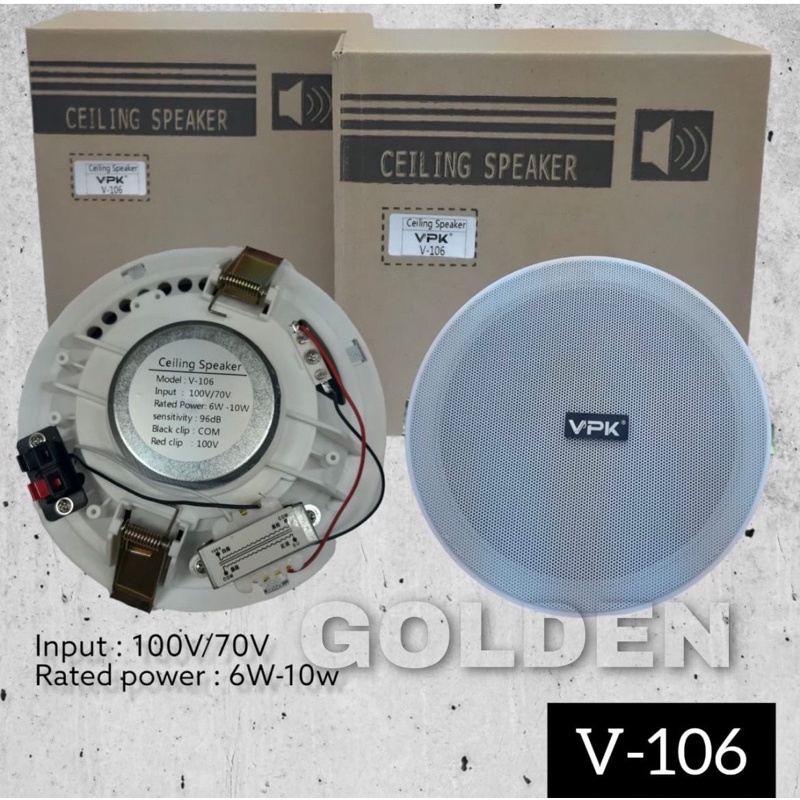 Speaker Ceeling VPK V 106 Original 6 inch Speaker Plafon VPK V106