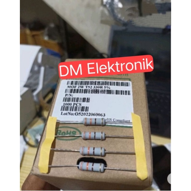 resistor 330 ohm 2watt taiwan harga 10pics