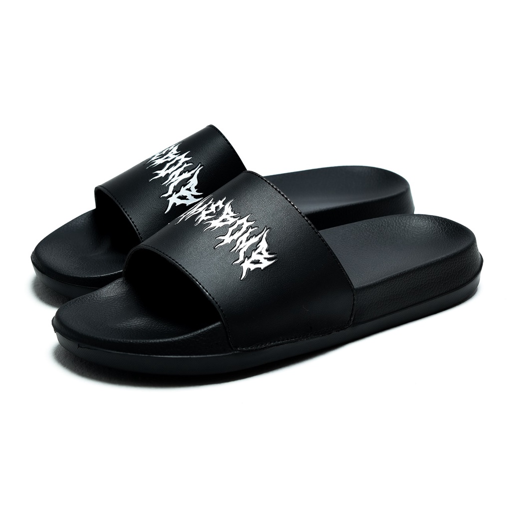 TIMEBOMB SANDAL | EMBOSS | SLIPPERS SLIDE | SLIPPERS | SANDAL UNISEX | TIPE1 (FONT AKAR)