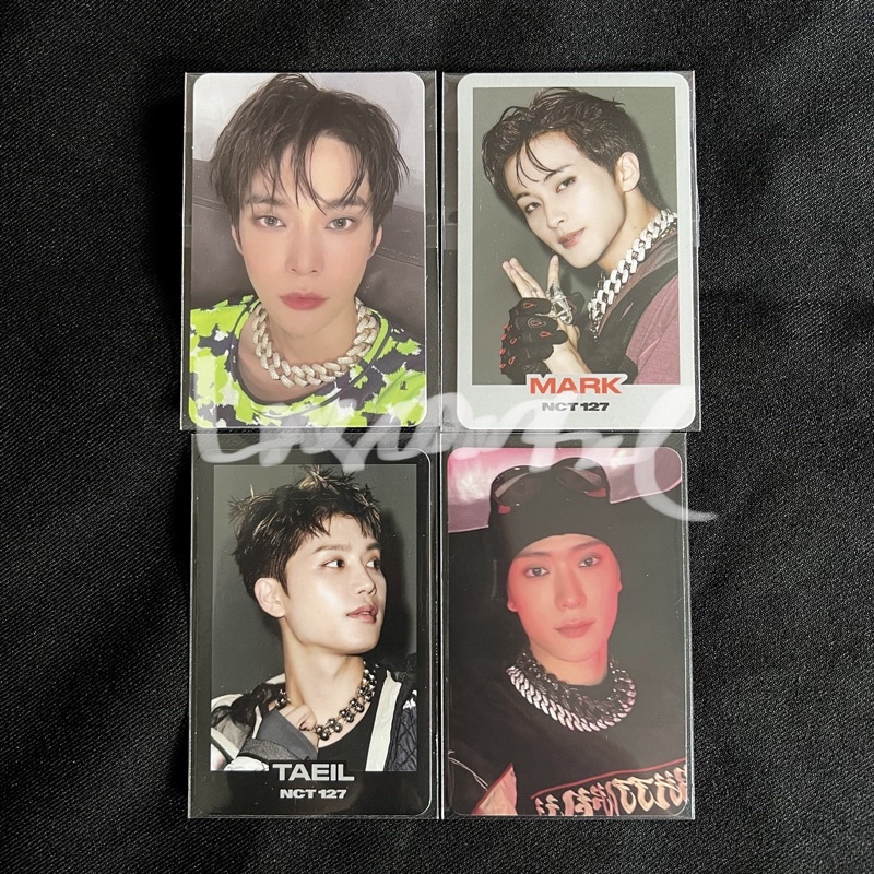 Mark Jaehyun Doyoung Taeil NCT 127 2 Baddies Street Trading Card A + B Unsealed Concept Selca