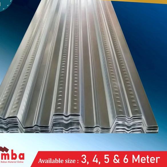 BONDEK TEBAL 0,7 LEBAR 1 METER /FLOORDECK/BONDECK/BONDEX - Harga/Meter