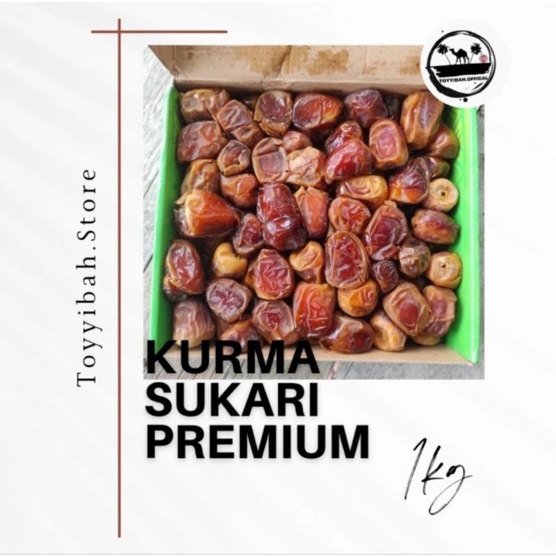 

Kurma Sukari Premium Rutob 1kg / Oleh Oleh Haji / Umroh / Kurma Sukari raja 1kg