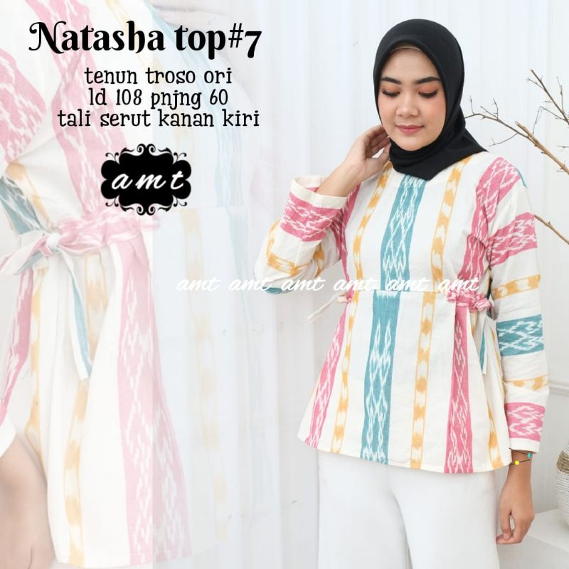 Blus Atasan Tenun Troso Ori Tali Samping