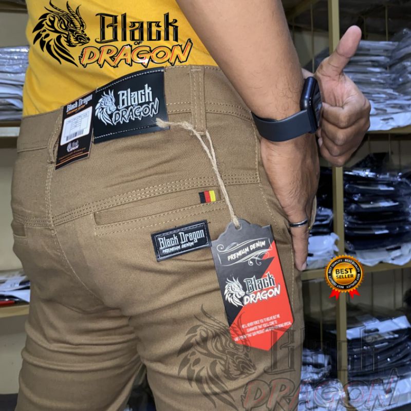 BLACK DRAGON CELANA PANJANG CHINO STRETT SLIMFIT