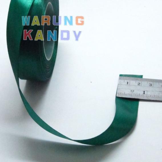 

Pita Saten 1" 25Y Hijau Daun 27 - PAK