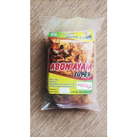 

Abon Ayam Pedas (Nova Food)