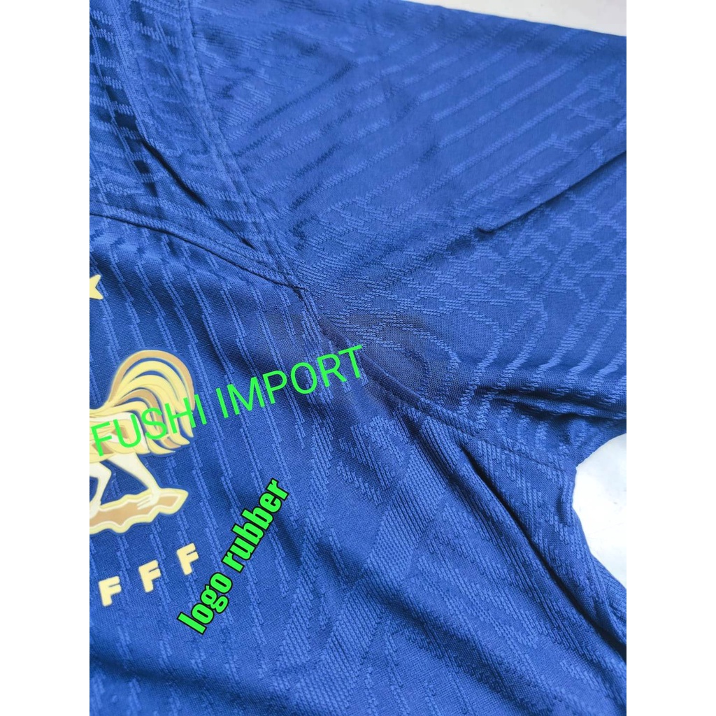 Player Issue | Jersey Baju Bola Perancis Home World Cup Piala Dunia 2022 France Drifit Adv Vaporknit