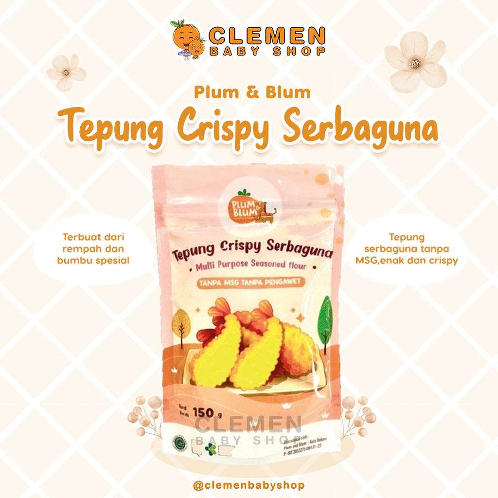 

Plum & Blum Tepung Crispy Serbaguna -130 gr