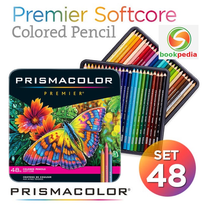 

[COD AKTIF] ORIGINAL PRISMACOLOR Premier Soft Core 48 Colors NEW! NEW! READY STOK!