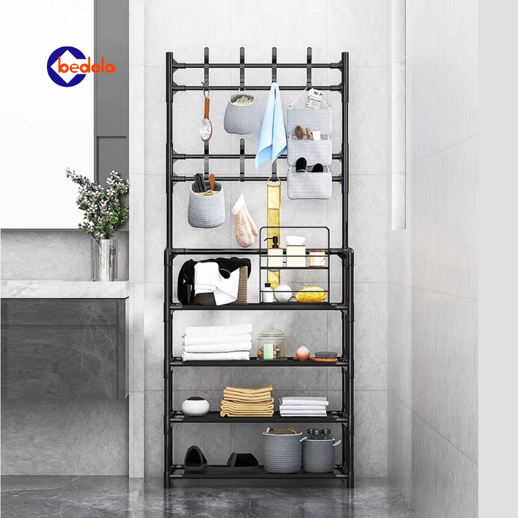 New Stand hanger rak sepatu rak gantungan baju hanger tas topi