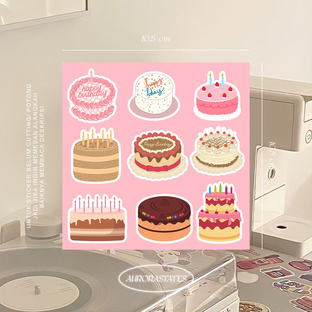

Sticker Ulang Tahun | sticker Happy birthday | sticker