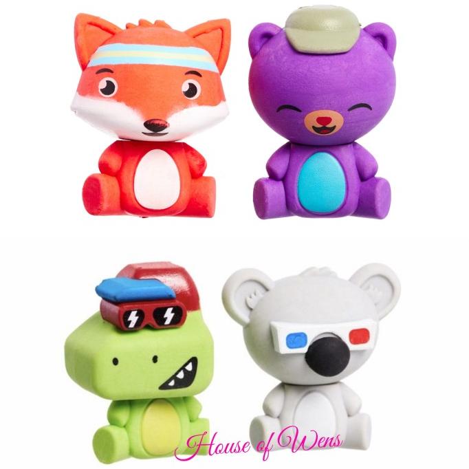 

SMIGGLE ERASER BOX LIL CRAZY ORIGINAL - SCENTED ERASER BOX SET ISI 2