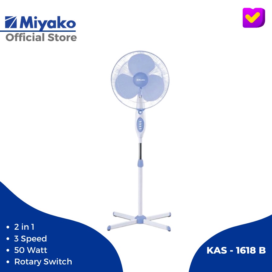 Miyako Kipas Angin(Stand Fan) KAS-1618 BPL