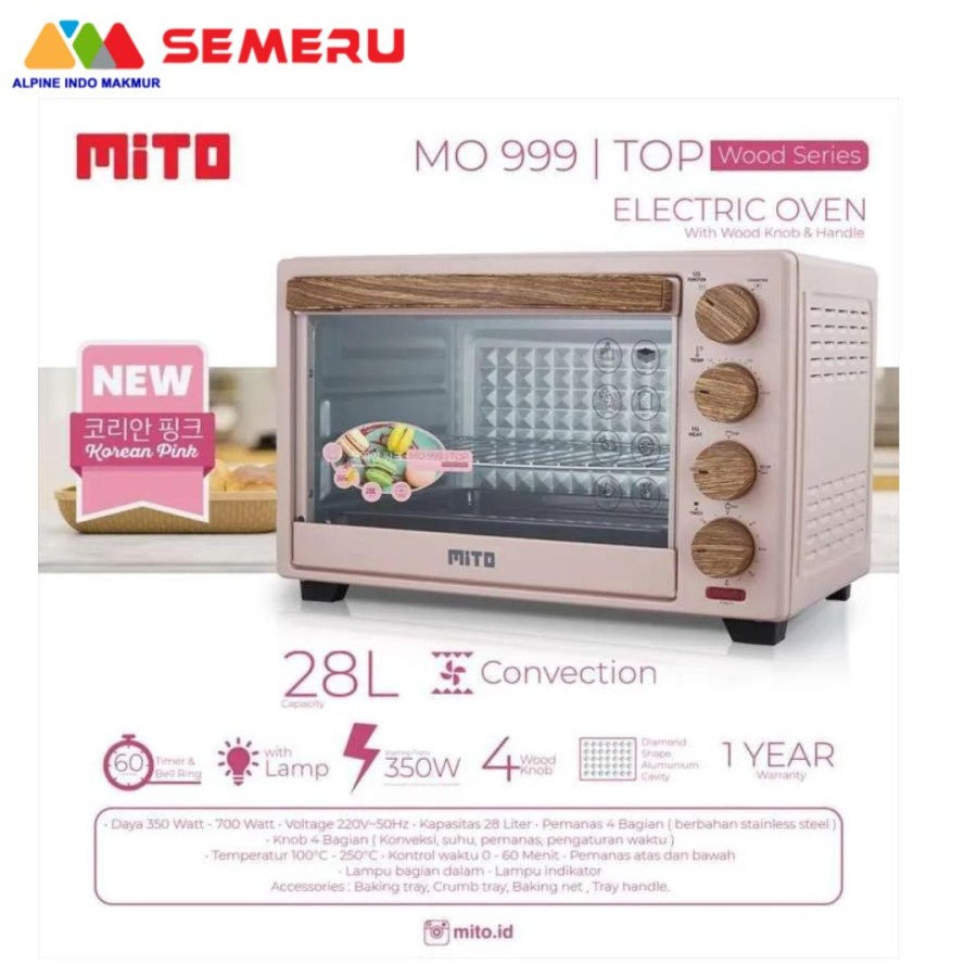 MITO Electric Oven / Oven Listrik MO-999 28 LITER
