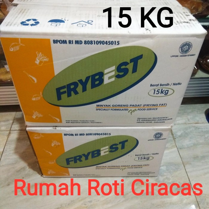 

FRY BEST DUS 15 KG MINYAK GORENG PADAT 15KG FRYBEST BEKU DONUT BEST