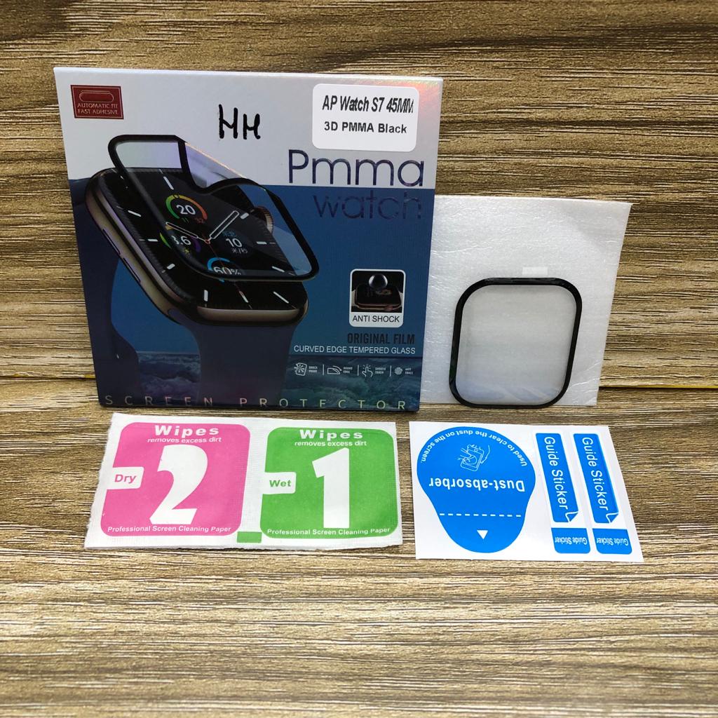 ANTI GORES NANO JAM APPLE WATCH S7 41mm / IWATCH S7 45mm PMMA BAHAN TPU