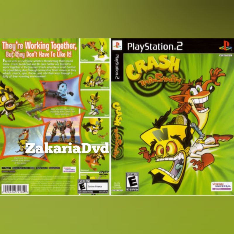 Kaset Ps 2 Crash Twinsanity