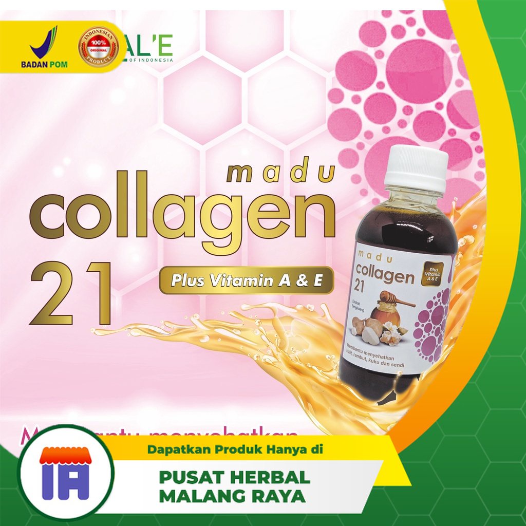 

MADU COLLAGEN 21 + VITAMIN A & E KOLAGEN CEGAH PENUAAN DINI Nutrisi Kolagen Merawat Kulit Dari Dalam Original 280gr