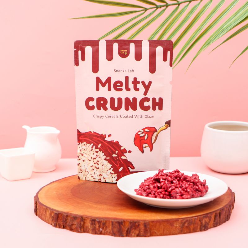 

Snack Melty Crunch dengan Coklat Redvelvet