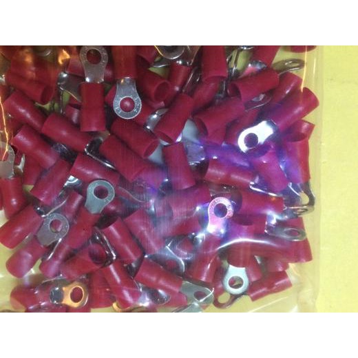 Kabel Skun Ring 4mm 3.5-4 Merah