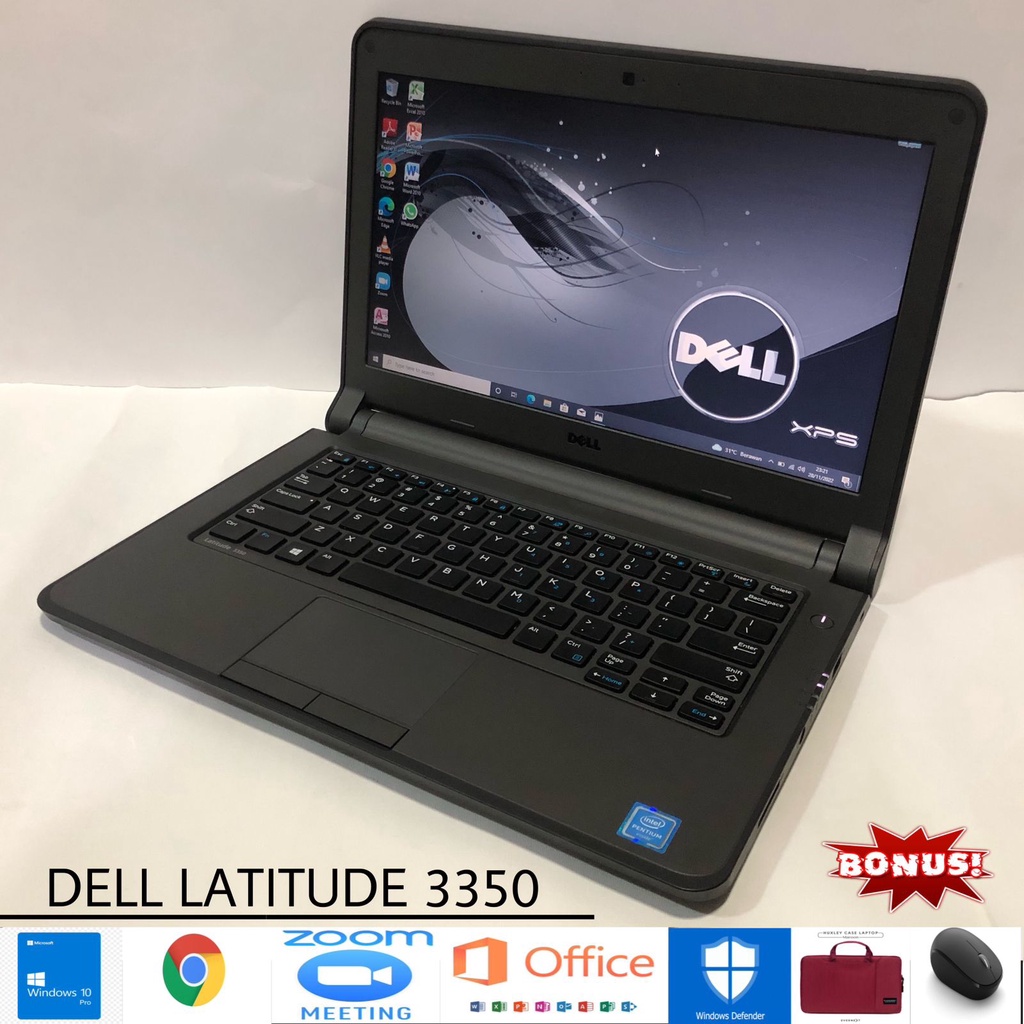 Laptop Dell latitude 3350  Intel pentium 3825U Ram 4GB SSD 128GB - Windows 10