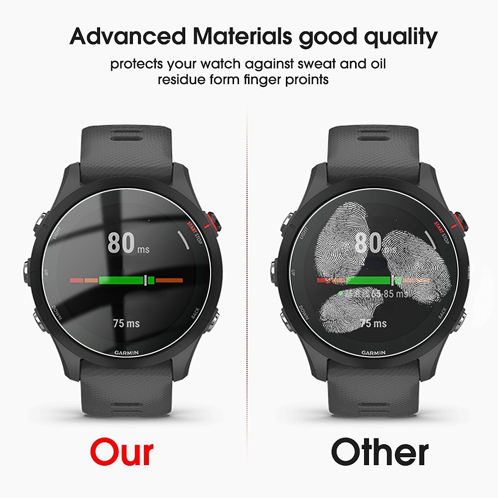 Tempered Glass Pelindung Layar Smartwatch Garmin Forerunner 255 Full Cover Anti Gores