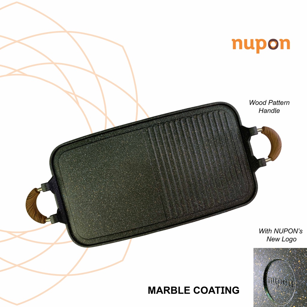 Alat panggang Multi Grill Pan - alat panggang teflon marble Multigrill Multigrillpan Nupon