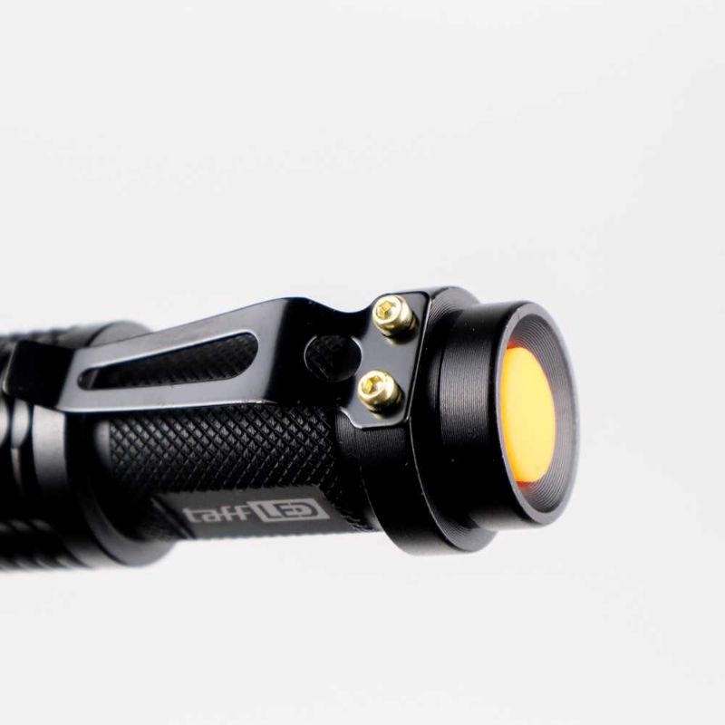 TaffLED Senter LED 395nm UV + Baterai + Charger + Box Pocketman P1