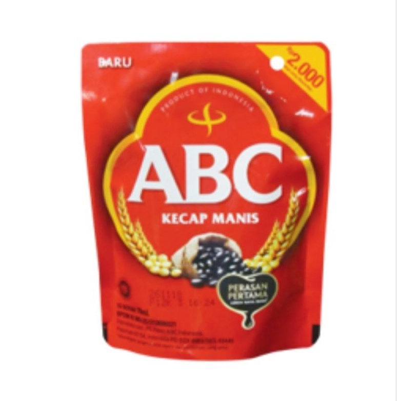 

( SATUAN ) ABC KECAP MANIS refill 60ml isi 1 ( SATU ) PCS