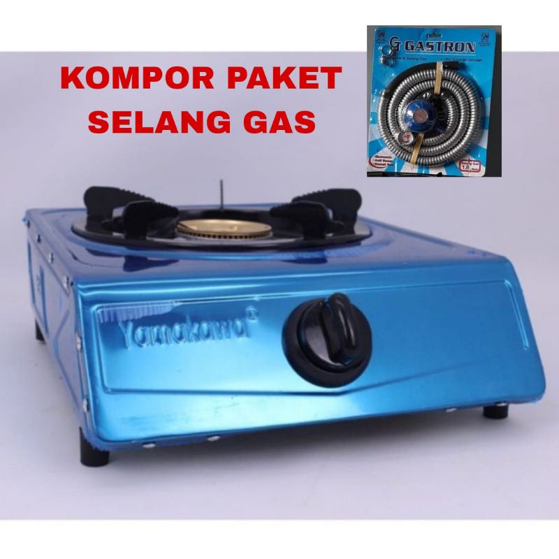 KOMPOR 1 TUNGKU ,Paket Selang gas Paket, Winn gas , Win Gas , Regulator