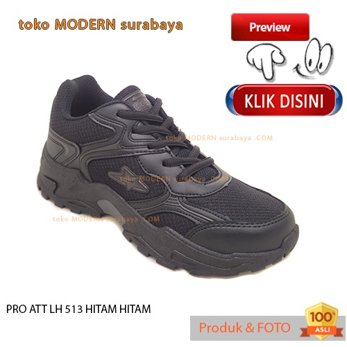 Sepatu anak sekolah sepatu olahraga sneakers tali PRO ATT LH 513