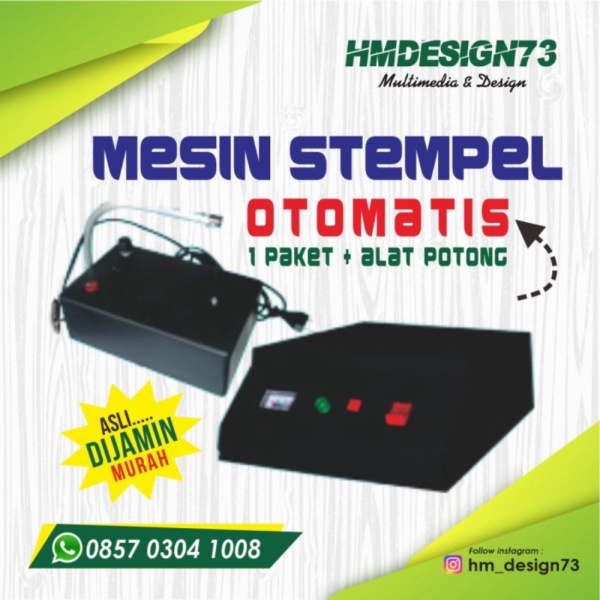 Unik accessories MESIN STEMPEL OTOMATIS / MESIN STEMPEL MURAH  PEMOTONG - Murah