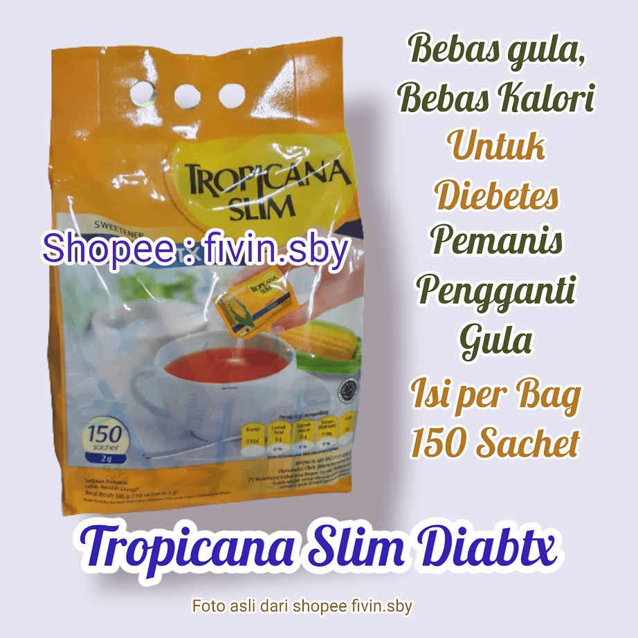 

GULA TROPICANA SLIM DIABTX Diabet - 150 SACHET 06-2027