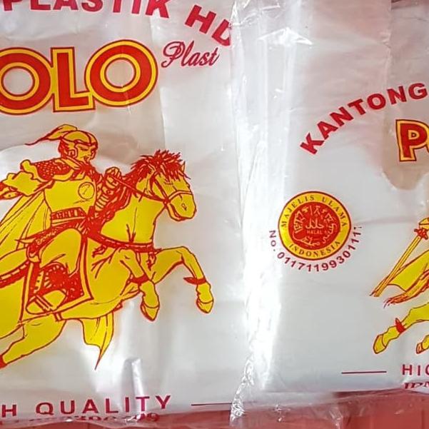 

PAKET ISI 5 Kantong Plastik HD Polo - Kresek Bening - Plastik uk 15 24