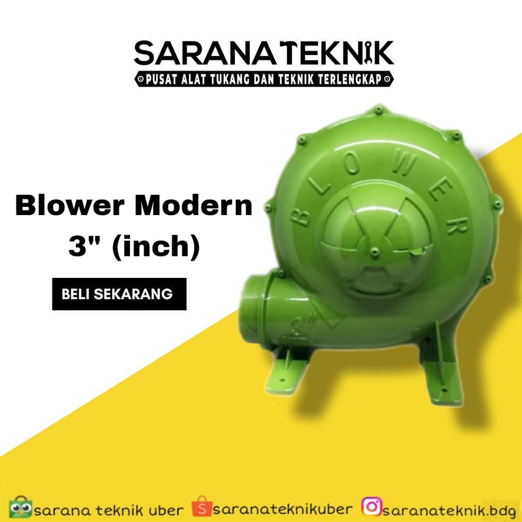[SARANA TEKNIK] Electrik Blower 3inch MODERN / Mesin blower keong 3inch / Blower Keong 3"