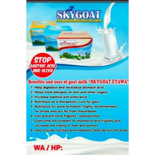 

SKY GOAT SUSU KAMBING ETAWA ORIGINAL BUBUK