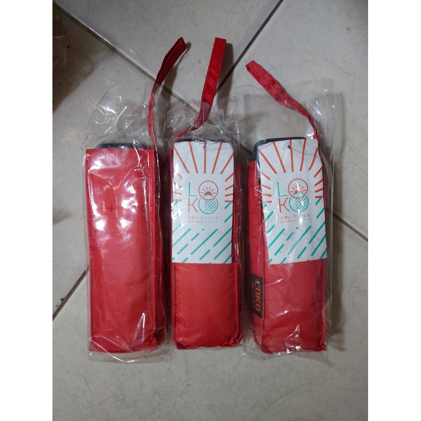 Payung Lipat 5 / Payung Dompet / Payung anti UV Loko