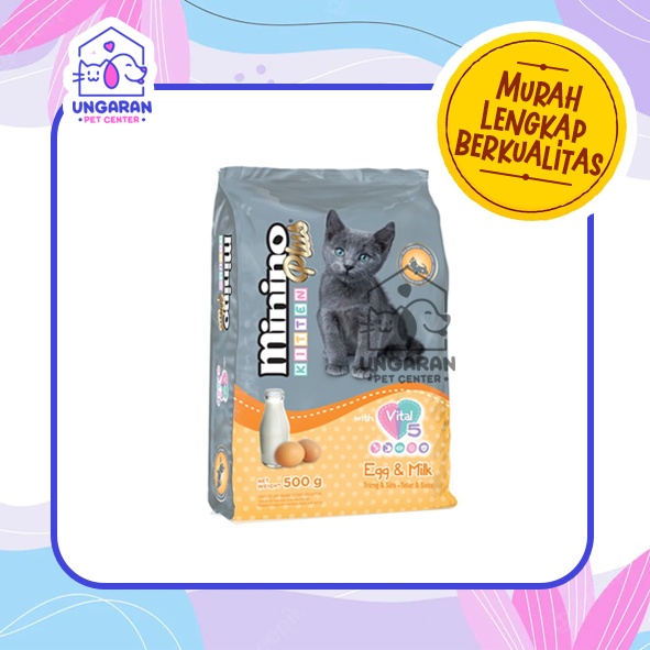 MININO Plus Kitten Egg Milk 500gr - Makanan Kucing